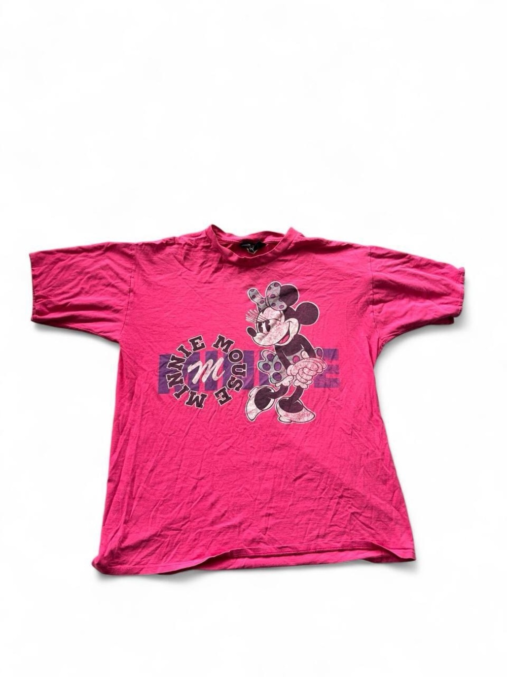 Disney Hot Pink Minnie Mouse Short Sleeve Tee